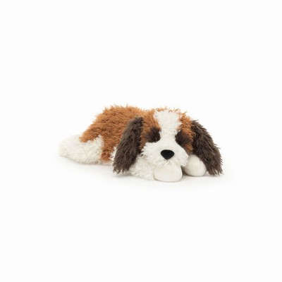 Jellycat Floofie St Bernard Dog USA | 46092ETBU